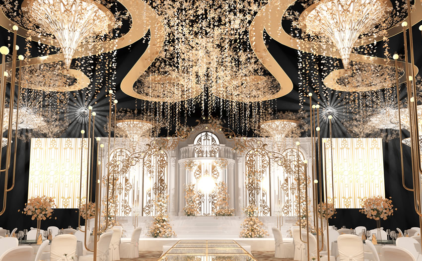 乐陵花木兰喜事汇金色大厅效果展示